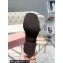 Miu Miu Heel 5cm Calfskin leather Sandals Coffee with Buckle 2024