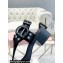Miu Miu Heel 5cm Calfskin leather Thong Sandals Black with Buckle 2024