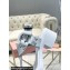 Miu Miu Heel 5cm Calfskin leather Thong Sandals White with Buckle 2024