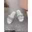 Miu Miu Matelassé Satin slides White with Crystal Logo 2024