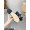 Miu Miu Matelassé Satin Heel slides Black with Crystal Logo 2024
