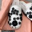 Miu Miu Satin slippers embroidered with sequins and artificial crystals 5S084E White 2024