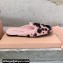 Miu Miu Satin slippers embroidered with sequins and artificial crystals 5S084E Pink 2024