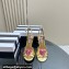 Aquazzura Heel 9.5cm Love Me Sandals in Leather Gold 2024