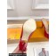 Louis Vuitton Heel 8.5cm Super Mules in Monogram-debossed patent calf leather Red 2024