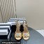 Aquazzura Heel 9.5cm Love Me Sandals in Leather Beige 2024