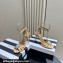 Aquazzura Heel 9.5cm Love Me Sandals in Leather Beige 2024