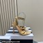 Aquazzura Heel 9.5cm Love Me Sandals in Leather Beige 2024