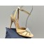 Aquazzura Heel 9.5cm Love Me Sandals in Leather Beige 2024