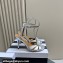 Aquazzura Heel 9.5cm Love Me Sandals in Leather Silver 2024