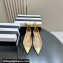 Aquazzura Bow Tie Ballets in Mesh Gold 2024