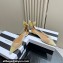 Aquazzura Bow Tie Ballets in Mesh Gold 2024