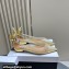 Aquazzura Bow Tie Ballets in Mesh Gold 2024