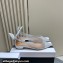 Aquazzura Bow Tie Ballets in Mesh Silver 2024