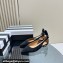 Aquazzura Bow Tie Ballets in Leather Suede Black 2024