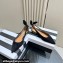 Aquazzura Bow Tie Ballets in Leather Suede Black 2024