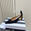 Aquazzura Bow Tie Ballets in Leather Suede Black 2024