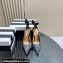 Aquazzura Heel 9.5cm Bow Tie Pumps in Polka Dot Black 2024
