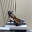 Aquazzura Heel 9.5cm Bow Tie Pumps in Polka Dot Black 2024