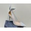 Aquazzura Heel 9.5cm Bow Tie Pumps in Mesh Silver 2024