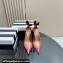 Aquazzura Heel 9.5cm Bow Tie Pumps in Mesh Red 2024