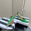 Aquazzura Heel 9.5cm Comet Pumps in Leather Suede Green 2024