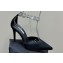 Aquazzura Heel 9.5cm Comet Pumps in Leather Suede Black 2024