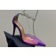 Aquazzura Heel 9.5cm Comet Pumps in PVC Purple 2024