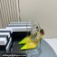 Aquazzura Heel 9.5cm Comet Pumps in PVC Green 2024