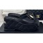 Chanel Heel 7.5cm Lambskin Platform Mules with Camellia Black 2024
