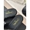 Chanel Heel 7.5cm Lambskin Platform Mules with Camellia Black 2024