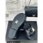 Chanel Heel 7.5cm Lambskin Platform Mules with Camellia Black 2024