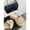 Chanel Heel 7.5cm Lambskin Platform Mules with Camellia Beige 2024