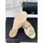 Chanel Heel 6.5cm Lambskin Mules with Camellia Beige 2024