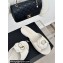 Chanel Heel 1.5cm Lambskin Mules with Camellia White 2024