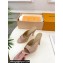 Louis Vuitton Heel 8.5cm Super Mules in Strass Beige 2024
