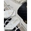 Chanel Heel 6cm Calfskin Quilting CC Logo Sandals White 2024