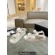 Chanel CC Logo Beach Sandals Camellia White Spring 2024