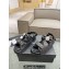 Chanel CC Logo Beach Sandals Camellia Black Spring 2024