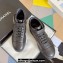 Chanel Calfskin Sneakers with Ankle Logo Top Quality Black 2024