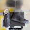 Chanel Denim Sneakers with Ankle Logo Top Quality Black 2024