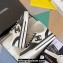 Chanel Calfskin CC Logo Sneakers Top Quality White/Black 2024