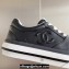Chanel Calfskin CC Logo Sneakers Top Quality Black 2024