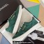Chanel Suede Calfskin Logo Sneakers Top Quality Green 2024