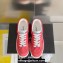 Chanel Suede Calfskin Logo Sneakers Top Quality Red 2024