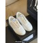 Chanel CC Logo Calfskin Sneakers G39978 White/Yellow 2024