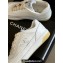 Chanel CC Logo Calfskin Sneakers G39978 White/Yellow 2024