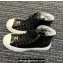 Chanel CC Logo Patent Calfskin High-top Sneakers G45561 Black 2024