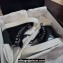 Chanel CC Logo Patent Calfskin High-top Sneakers G45561 Black 2024