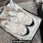Chanel Mary Janes with Camellia and Ankle Strap White 2024